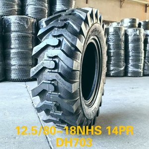 ยางรถแทรกเตอร์เกษตรคุณภาพสูง DH703 12.5/80-18 สำหรับรถแบคโฮ รถขุด และอุปกรณ์เสริมอื่นๆ - Product Image 4
