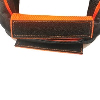 Sac de transport et de rangement en polyester camouflage orange et noir pour le tir en extérieur, avec poche pour accessoires et taille personnalisable pour la chasse