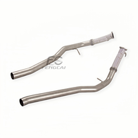 Tuyau d'échappement avant en acier inoxydable OEM pour Audi RSQ8 4.0T 2020-2025 – Amélioration du son et des performances de l'échappement automobile