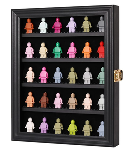 Vitrine pour figurines, boîte de présentation pour objets de collection, présentoir mural pour figurines, vitrine pour petits objets, étagères amovibles - Product Image 1