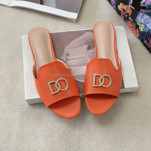 Women's Summer Luxury Designer Brand Personalized Outdoor Flat <b>Slippers</b> and Sandal Shoes Dc for Women 2026 New Arrivals - Product Image 5
