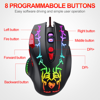 Souris de jeu G550 de qualité supérieure, multifonctionnelle, avec hub USB mécanique, souris verticale rechargeable et mince pour ordinateur