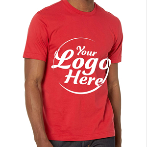 Camiseta de algodón esencial de verano para hombre, ropa informal de manga corta con cuello redondo y logotipo pequeño - Product Image 1