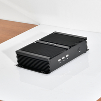 Mini PC Fanless Generasi ke-11 i7 RAM 32GB SSD NVMe 1TB 4K UHD Dual RS232 COM Komputer Desktop Industrial Full Metal