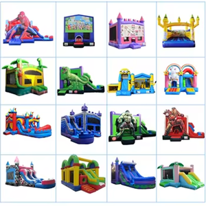 Castillo de rebote, casa inflable de grado comercial, casa de rebote de Pvc, castillo hinchable, inflable - Product Image 4