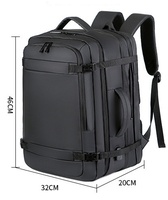 Ransel olahraga pria, ransel Laptop lainnya, perjalanan sekolah, USB, kasual, modis, tahan air, produsen kustom
