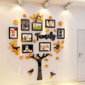 Árbol Genealógico Familiar con Fotos, Decoración de Pared para Habitación Infantil, Adhesivos Creativos y Personalizados para Pared en 3D de Acrílico - Product Image 4