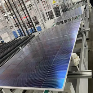 แผงโซลาร์เซลล์เกรดสูงชนิด N กำลังไฟ 600W 575W 580W 585W 590W 595W 605W แบบสองหน้า ราคา - Product Image 1