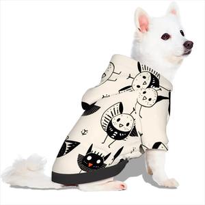 Sudadera con capucha para perro pequeño con imagen personalizada, ropa para mascotas - Product Image 3