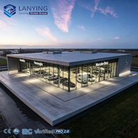 Estructuras de Acero Directas de Fábrica, Salas de Exhibición de Autos, Tiendas 4S, Edificios Prefabricados para Concesionarios de Autos, Metálicos con Certificación CWB
