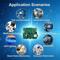 Circuit imprimé en céramique d'alumine personnalisé, circuit imprimé en céramique à haute conductivité thermique pour l'électronique de puissance Borofloat33 (BF33)