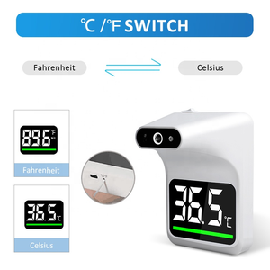 Termômetro <span class=keywords><strong>digital</strong></span> de varredura k3, temperatura automática infravermelha fixada na parede sem contato com a testa - Product Image 2