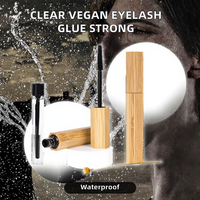 Mascara rechargeable, nouveau style, flacons transparents, emballage cosmétique durable en bambou