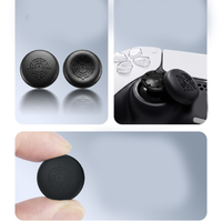 Capuchons de remplacement pour joystick analogique de manette de jeu, en silicone liquide, forme champignon, pour PS4 et PS5.