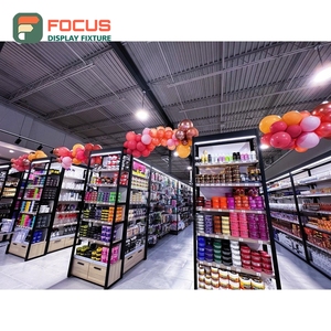 Modern Human Hair Display Rack Wall Mounted Vertical Shelf Display Store Display Rack Unit - Product Image 1