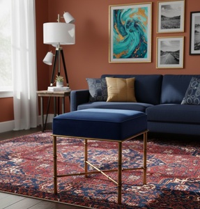 Tabourets et repose-pieds modernes, meubles rembourrés pour salon, chambre, salle de séjour, appartement, hôtel, intérieur - Product Image 3