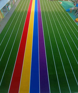 Meisen écologique arc-en-ciel couleur <span class=keywords><strong>gazon</strong></span> artificiel 25mm 30mm pour l'école maternelle aire de jeux enfant piste piste tapis de sol - Product Image 4