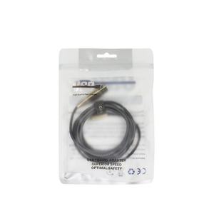 Bolsa de almacenamiento con cierre de cremallera Los accesorios para teléfonos móviles aceptan cremallera autosellante transparente Fábrica de plástico LOGO personalizado Blanco - Product Image 5