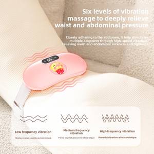 เข็มขัดประคบร้อนนวดหน้าท้องสำหรับเด็ก รุ่นใหม่ 6 ระดับความร้อน 6 ระดับการนวด ควบคุมผ่านแอพฯ 45-65 องศา สีชมพู - Product Image 4