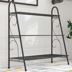 رف معدني Suoernuo لديكور المنزل, رف عرض مزود بحامل لعرض الزهور على شكل إناء من المعدن داخل المنزل ، رف عرض مزود بحامل لعرض الزهور على شكل حامل ، مزود بحامل لعرض الملابس الداخلية - Product Image 6