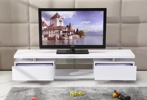 <span class=keywords><strong>Meuble</strong></span> <span class=keywords><strong>TV</strong></span> <span class=keywords><strong>blanc</strong></span> ou <span class=keywords><strong>noir</strong></span> de haute qualité, support d'unité de divertissement, étagère en verre <span class=keywords><strong>LED</strong></span> haute brillance - Product Image 5