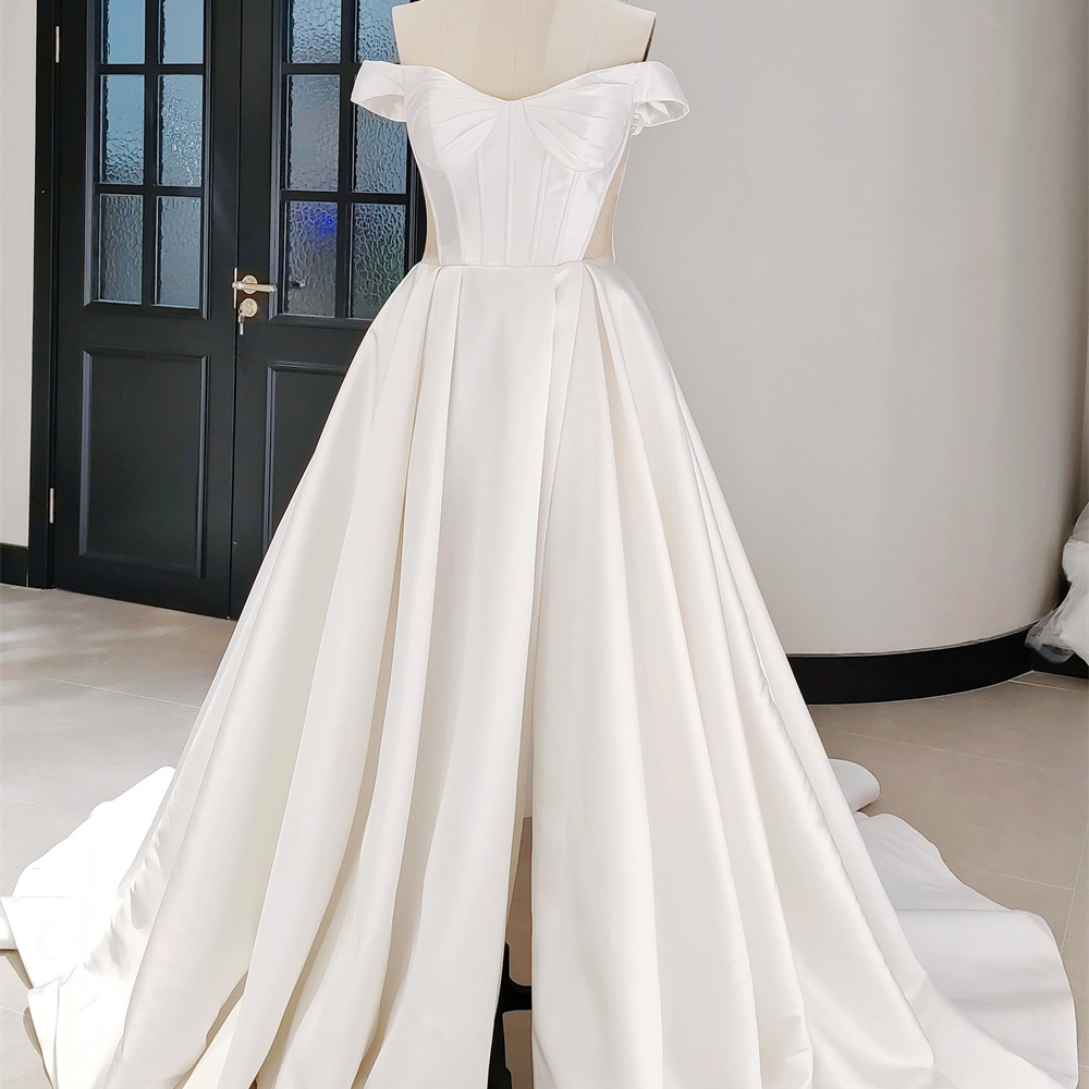 Jancember RL339 Factory Handmade Women Wedding White Court Train Lace  Bridal Dress| Alibaba.com