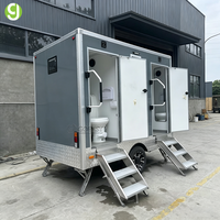 Toilettes portables Goeasy, toilettes mobiles faciles à assembler, remorque de toilettes pour maison et entreprise à vendre