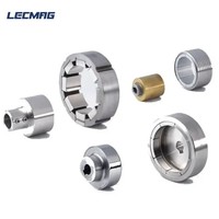 Accouplement magnétique axial sans joint de type disque, personnalisé, à aimants permanents puissants