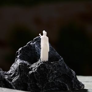 Phong cách cổ xưa hào hiệp trang trí nhỏ trong chậu bể cá vi cảnh vật liệu nhựa bức tượng thu nhỏ mô hình hào hiệp - Product Image 3