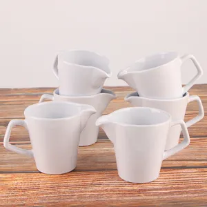 Minijarra de cerámica clásica para café y leche, color personalizado, con logotipo y mango, venta al por mayor