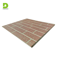 Panneau mural en polyuréthane épais de 16mm, pare-brise en polyuréthane, plaque solide en pu, isolation extérieure décorative de maison prédestinée