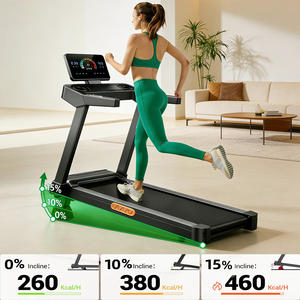 Caminadora ROBORE L20 en Oferta, 3.5HP, Inclinación Ajustable del 15%, Velocidad de 14 km/h, Carga Máxima de 180 kg, con Pantalla LED y Barandillas con Sensor de Ritmo Cardíaco - Product Image 4