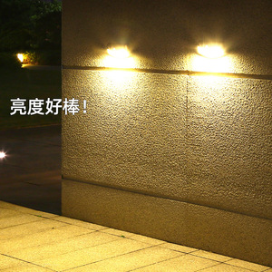 Solar Wall Lamp Long Strip 12V <b>LED</b> Outdoor Waterproof Garden <b>Light</b> Human Body <b>Sensor</b> - Product Image 4