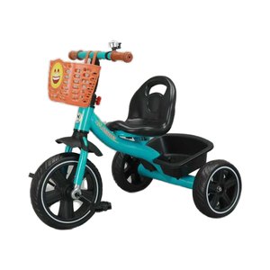 Yeni stil bebek bisikleti 3-Wheel üç tekerlekli bisiklet için 2 ila 4 yaş çocuklar için sepet plastik Pedal üç tekerlekli bisiklet - Product Image 3