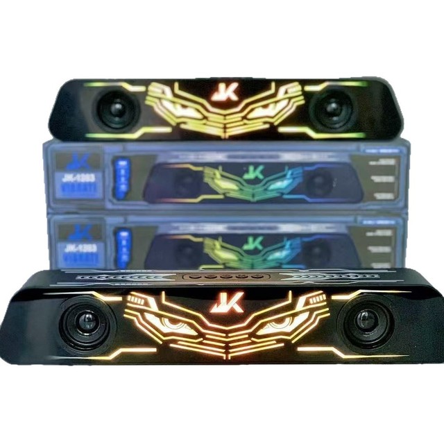New Product JK-1263 Long Bar Sound King Mecha LED Color Light Wireless Blue Tooth Speaker Portable Player Computer Audio System