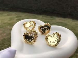 Bague de dessin animé mignon personnalisé personnage de dessin animé bagues délicates bijoux pour femmes bijoux cadeau bague en or en acier inoxydable pour enfants - Product Image 5