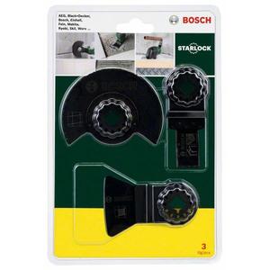 BOSCH - 2607017324 ''Starlock Tiles'' Starter set para dispositivos multifunción (3 uds.) -EAN 3165140768221 CUCHILLAS Y DISCOS DE CORTE - Product Image 2