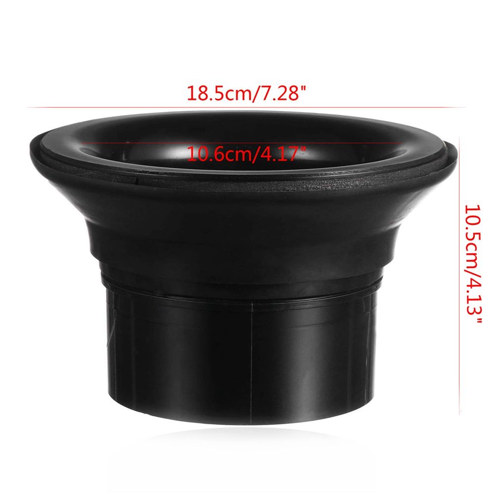 Potenziatore Grancassa In Gomma ABS - Accessorio Per Amplificare Bassi, Con Adesivo Protettivo, Colore Bianco - Foto 2