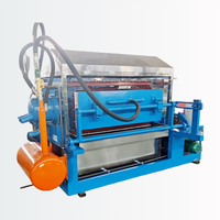 Machine de moulage de barquettes à œufs en pâte à papier haute capacité, équipement industriel de fabrication de boîtes à œufs
