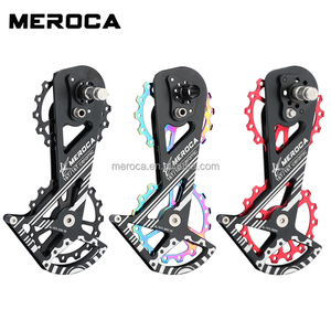 Dérailleur arrière de vélo de route MEROCA 16T en alliage d'aluminium avec roulement en céramique, roue de guidage compatible avec les modèles 5800 6800 <span class=keywords><strong>R8000</strong></span> - Product Image 2