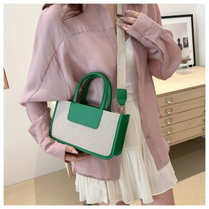 Bolsos Tote de PU de Lujo para Mujer, Diseño Colorido con Patrón de Caramelos, Cierre de Cremallera, Bolso de Mano Casual a la Moda - Product Image 6