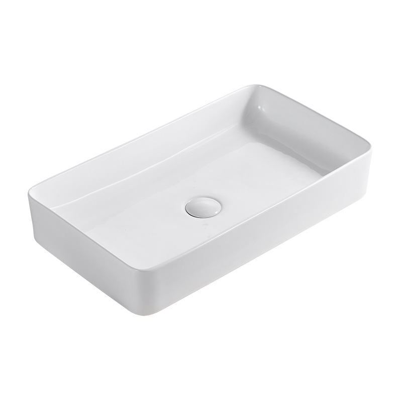 High Quality Sanitary Ware Countertop White Bathroom Vanity Vessel Sinks Wash art Basin Ceramic sink for Hotel project