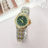 Montre analogique à quartz de luxe pour femme avec cadran en strass, montre habillée, montre-bracelet pour affaires