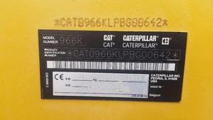 Chargeur frontal Caterpillar 966K Japon Original utilisé Cat 966k Chargeur sur pneus CAT bon marché 6ton 966H 966L 966K - Product Image 5