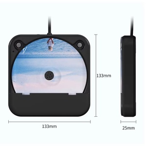 Retro Portable <b>CD</b> <b>Player</b> Speaker FM Radio <b>USB</b> Rechargeable Boombox - Product Image 2