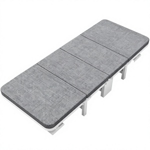 <span class=keywords><strong>Letto</strong></span> Singolo Pieghevole <span class=keywords><strong>in</strong></span> Metallo Portatile, Moderno e Personalizzabile, con Ruote, per Ufficio, Ostello, Sala Pranzo - Product Image 1