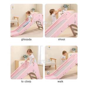 Fête intérieure et extérieure Porte-bagages coulissante standard intérieure Soft Play Porte-bagages en <span class=keywords><strong>plastique</strong></span> rigide <span class=keywords><strong>Piscine</strong></span> pour enfants en <span class=keywords><strong>plastique</strong></span> <span class=keywords><strong>avec</strong></span> <span class=keywords><strong>toboggan</strong></span> - Product Image 4