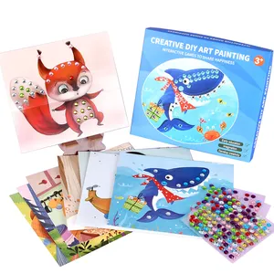 Montessori Initiation Educational Handmade Creative Diy Gem Diamond Painting Kits Arts And Crafts For Girls & Boys Ages 3 4 5 6