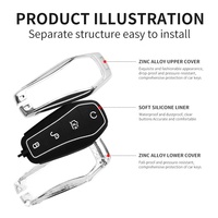 Porte-clés de voiture en métal en alliage de zinc tendance en aluminium fabricant fournisseur