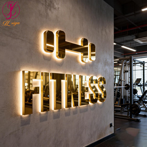 Dinamik Spor Salonu LED Işıklı Tabela 3D Metal Harfler Dayanıklı Özel Fitness Logosu Tabelası Aydınlatmalı Dış Mekan Panosu Fitness Merkezleri için - Product Image 2